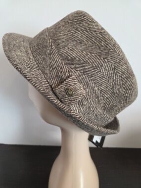 NWT EPOCH Porkpie Fedora Men's Vintage Style Wool Blend